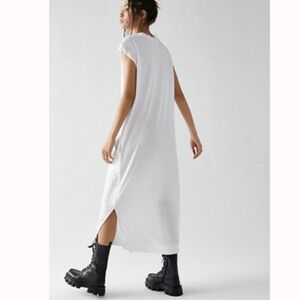 NWT. Free People (Free-est) All Day Long Midi T Shirt Dress With Pockets.2 Sizes